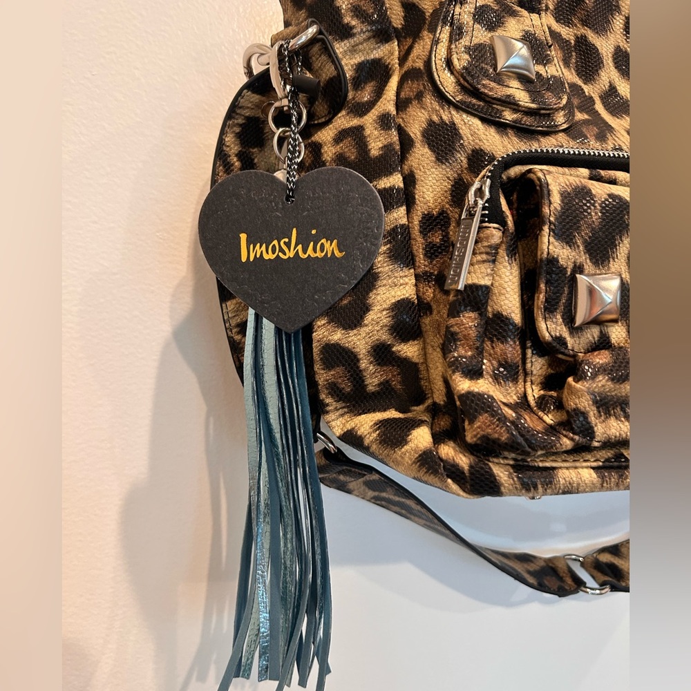 Imoshion Leopard Print Crossbody Bag with Studs designed by Kandee Johnson - Picture 3 of 6